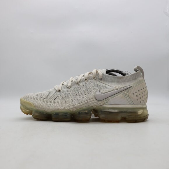 Nike Air VaporMax Flyknit 2 Men's Size 11 White Athletic Running Shoes Sneakers - Picture 4 of 10